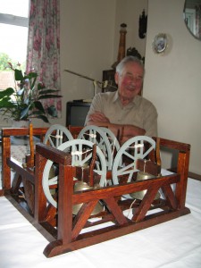 2008-07-10 Owen with model SG bells